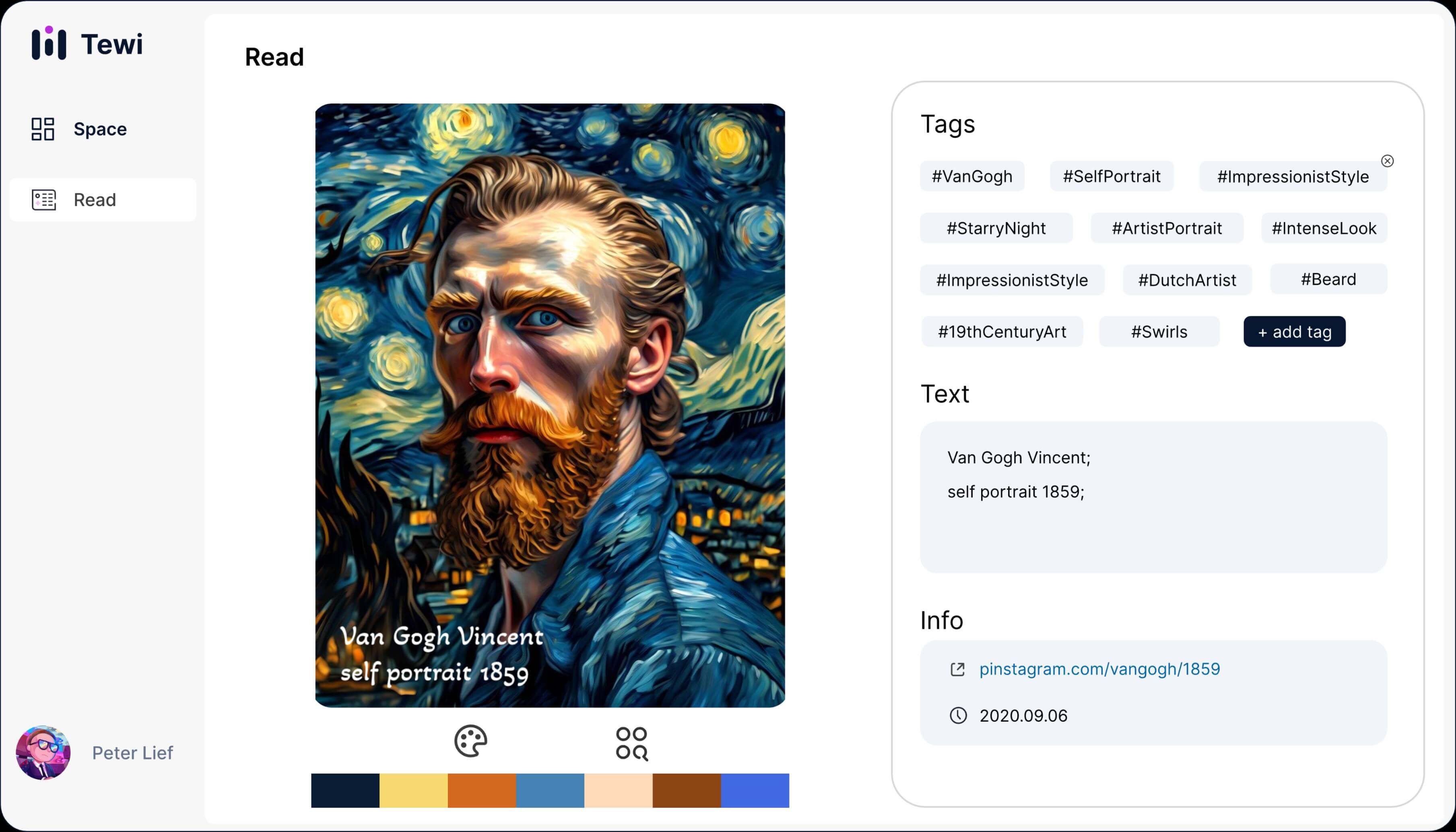 tewi ai reading tagging